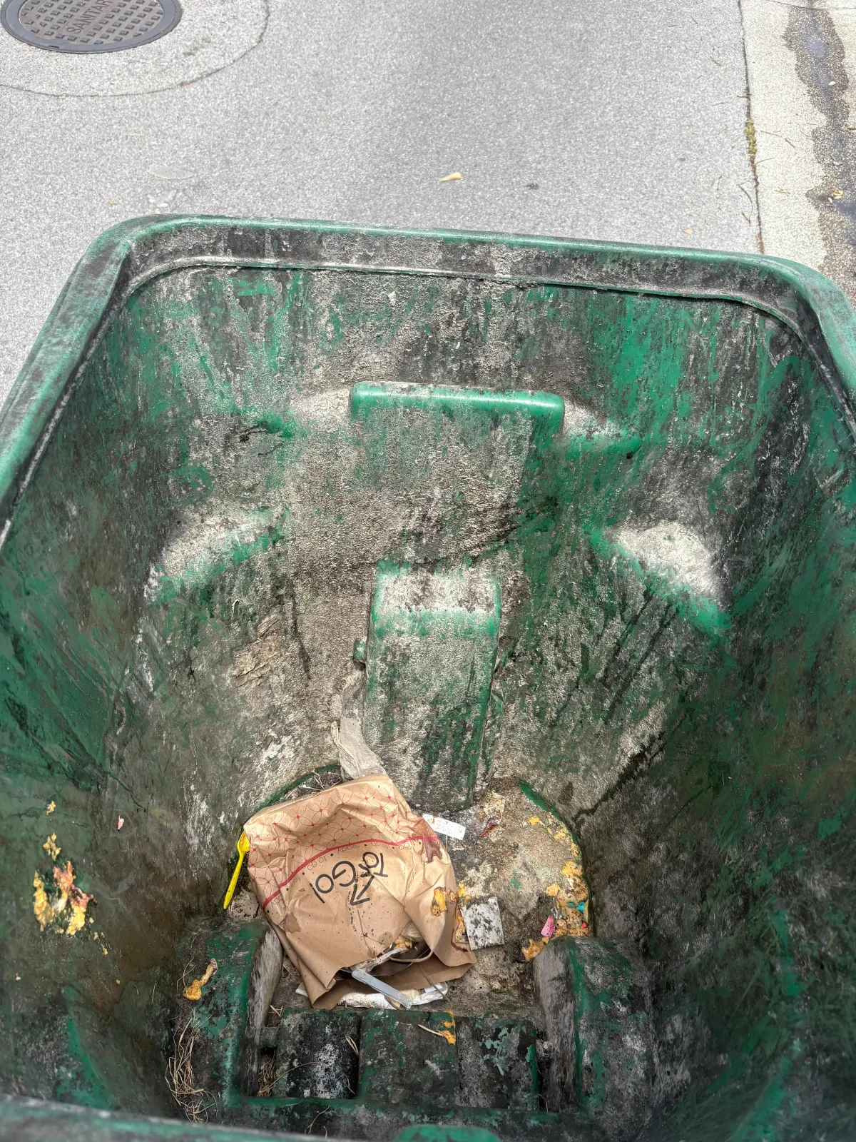 Trash Can Before Cleaning 2